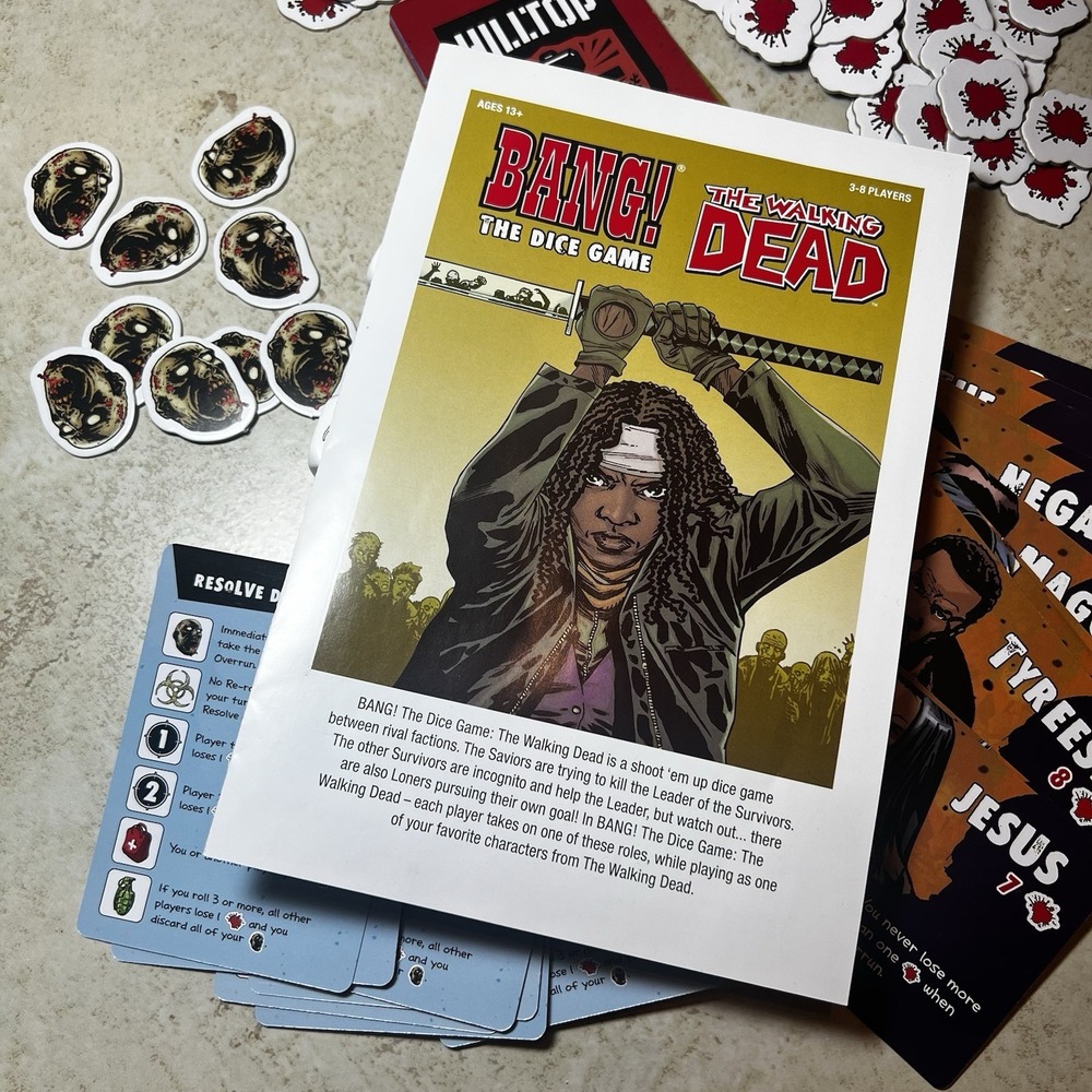 Bang! The Dice Game: The‎ Walking Dead Edition  - 2015 - 100% Complete!